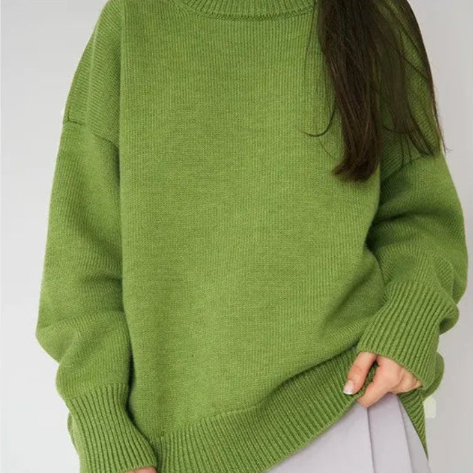 Pull en maille à manches longues pour femmes