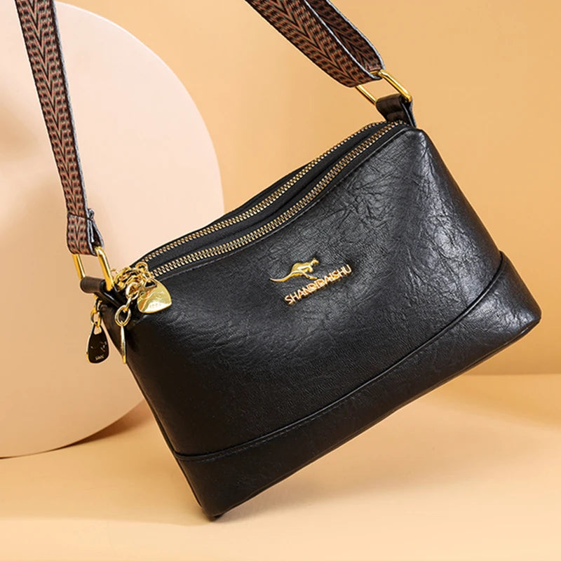 Sac à main de haute qualité en cuir souple pour femmes