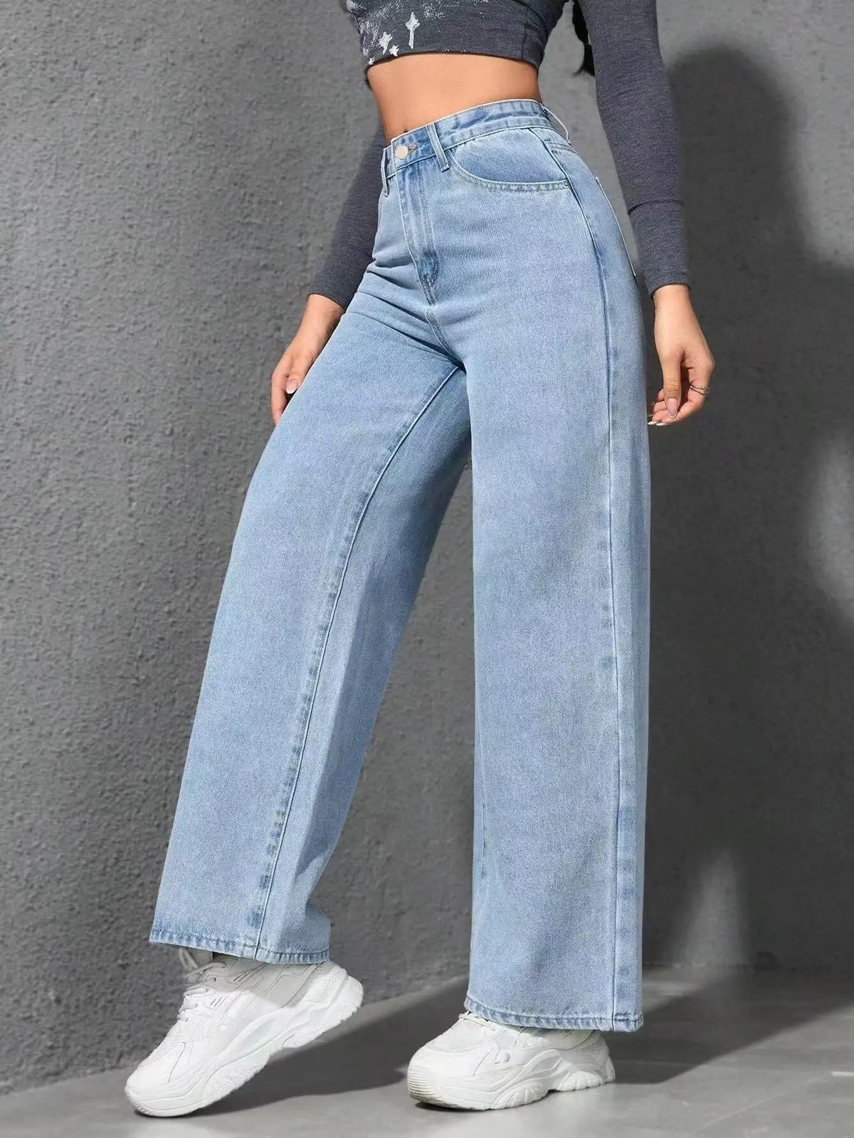 Jean Baggy Femme – Coupe Ample Streetwear