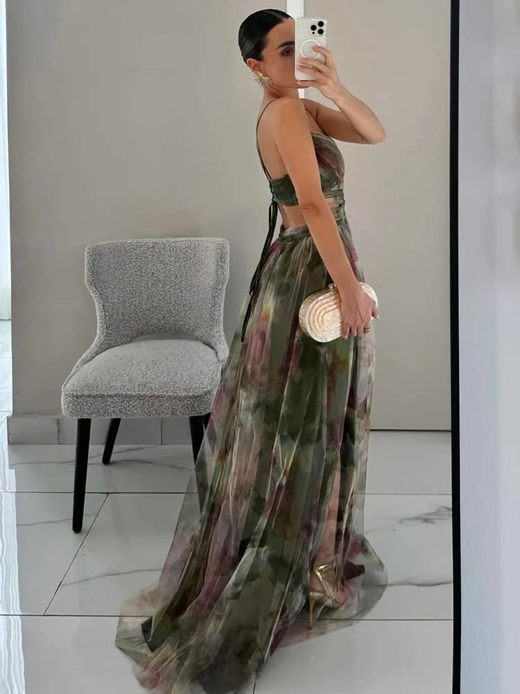 Robes longue taille haute pour femmes