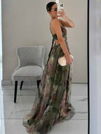Robes longue taille haute pour femmes