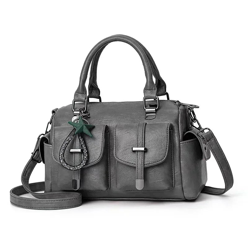 Sac en cuir PU souple pour femmes