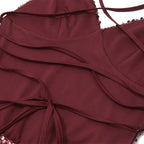 Robes à paillettes avec col en V profond pour femmes