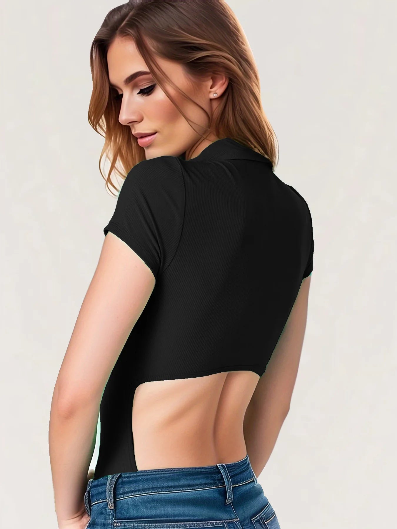 Body moulant une pièce pour femmes