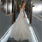 Robe de mariée princesse scintillante pour femmes