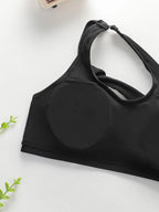 Soutien-gorge sexy à bretelles diagonales croisées pour femmes