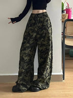 Pantalon cargo camouflage streetwear pour femmes