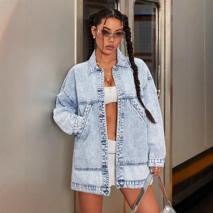 Veste en Jean Femme – Bleu Clair