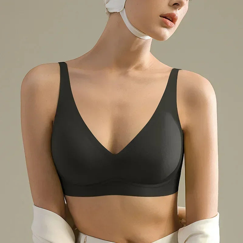 Soutien-gorge Push Up sans couture sans fil  pour femmes