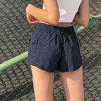 Short cargo taille basse pour femmes