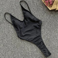 Maillot de bain une pièce, string, croisé, dos nu, diamant, coupe haute, pour femmes