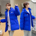 Manteau d'hiver à capuche pour femmes