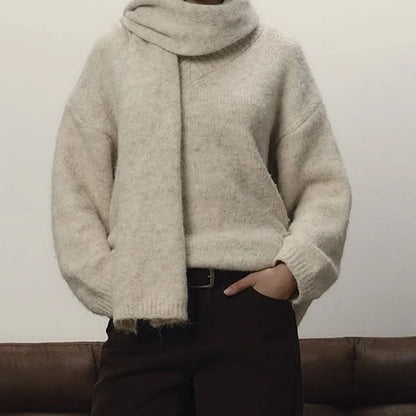 Pull Tricoté Femme – Col V