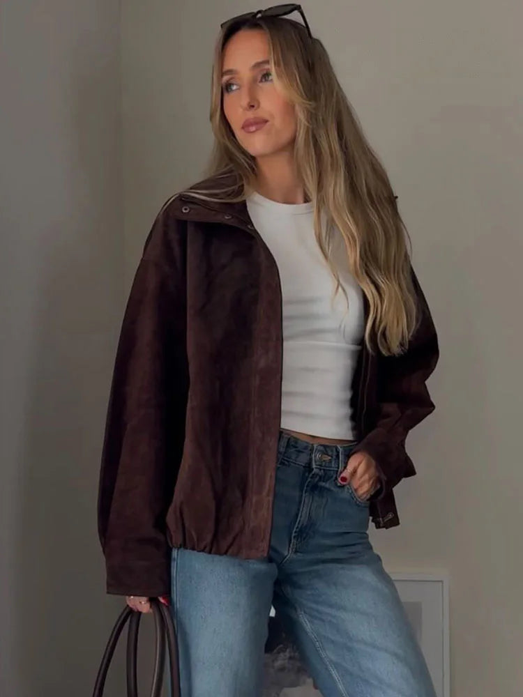 Veste décontracté et ample pour femmes