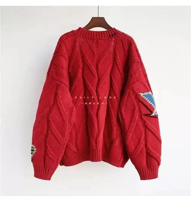 Cardigan brodé à manches pour femmes