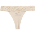 String avec dentelle strass pour femmes
