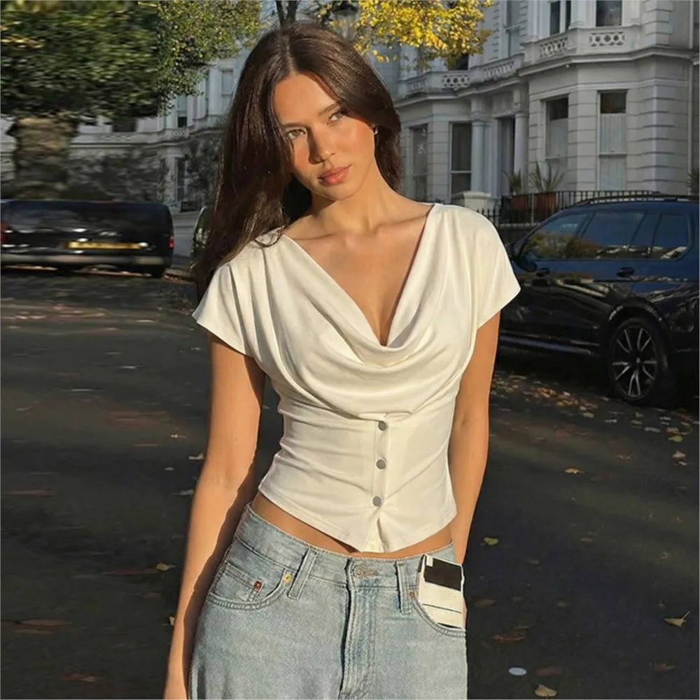 T-shirt à manches courtes pour femmes