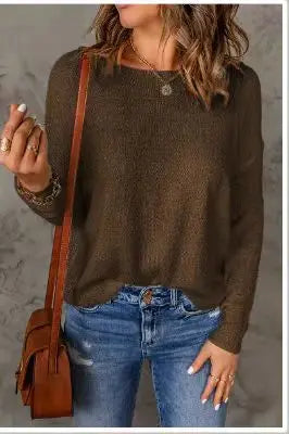 Pull ample tricotés pour femmes