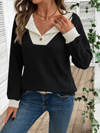 Pull décontracté à manches longues pour femmes
