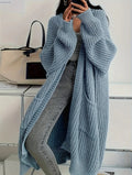 Cardigan longue tricoté pour femmes