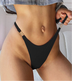 Culotte tanga taille basse sans couture pour femmes