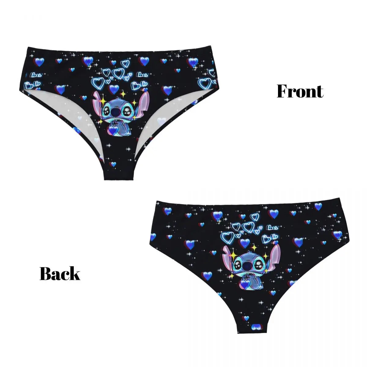 Culotte avec motif papillon pour femmes