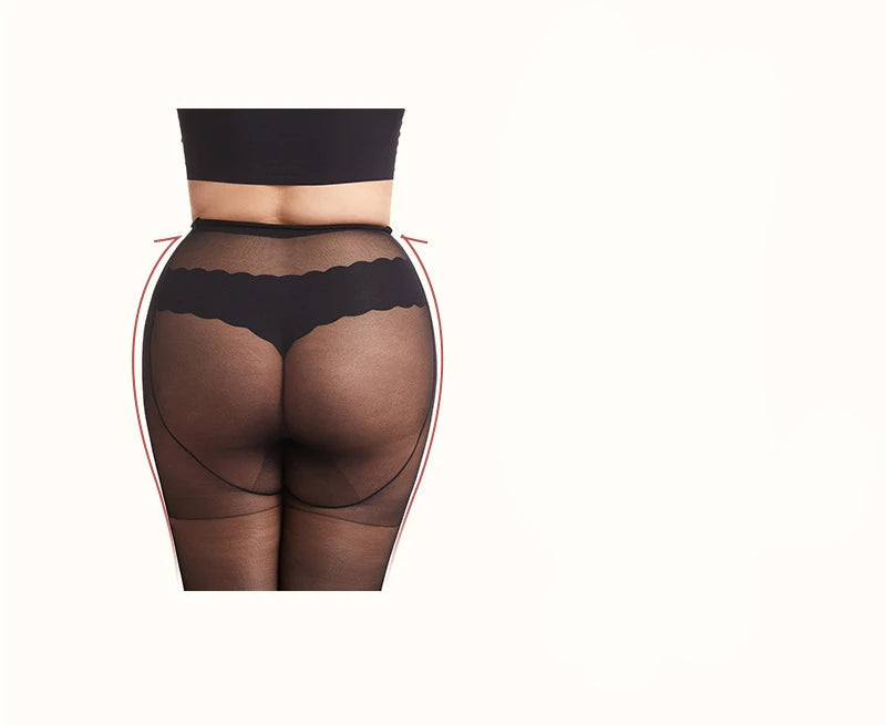 Collants transparents ultra-fins pour femmes