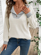 Pull décontracté à manches longues pour femmes