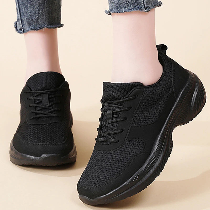 Baskets confortables à talons pour femmes
