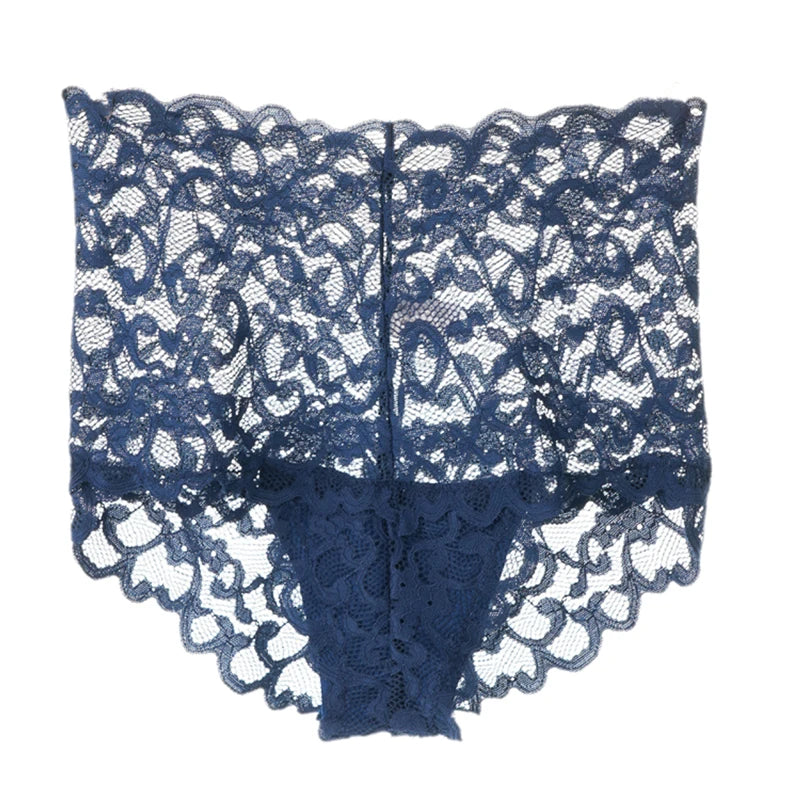 Culotte Dentelle Femme – Taille Haute et Transparente