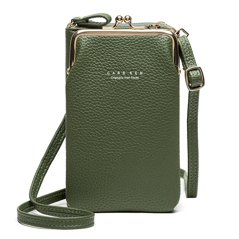 Sacs à bandoulière pour téléphone portable en cuir PU pour femmes