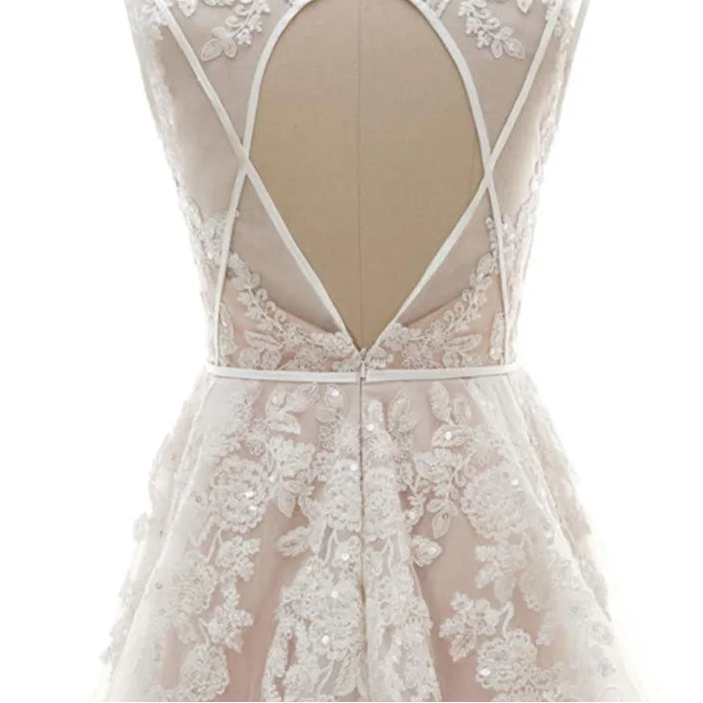 Robe de mariée sexy en tulle et dentelle, pour femmes
