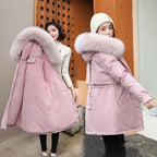 Manteau à doublure en laine pour femmes