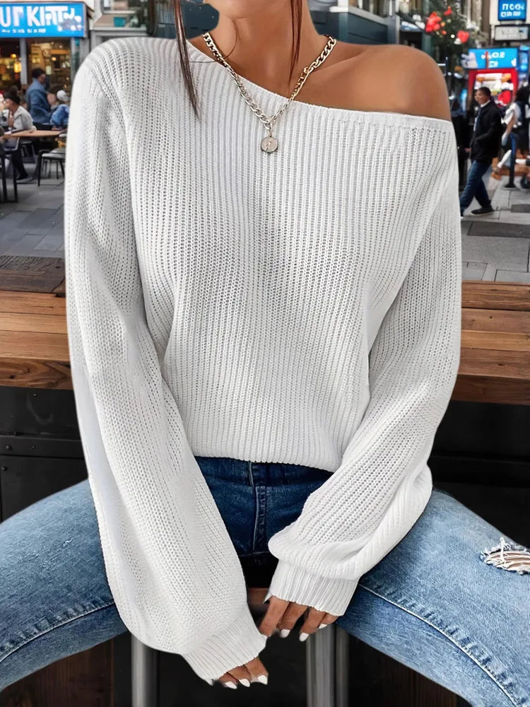 Pull rose décontracté pour femmes