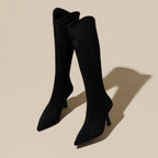 Bottes hautes vintage pointues pour femmes