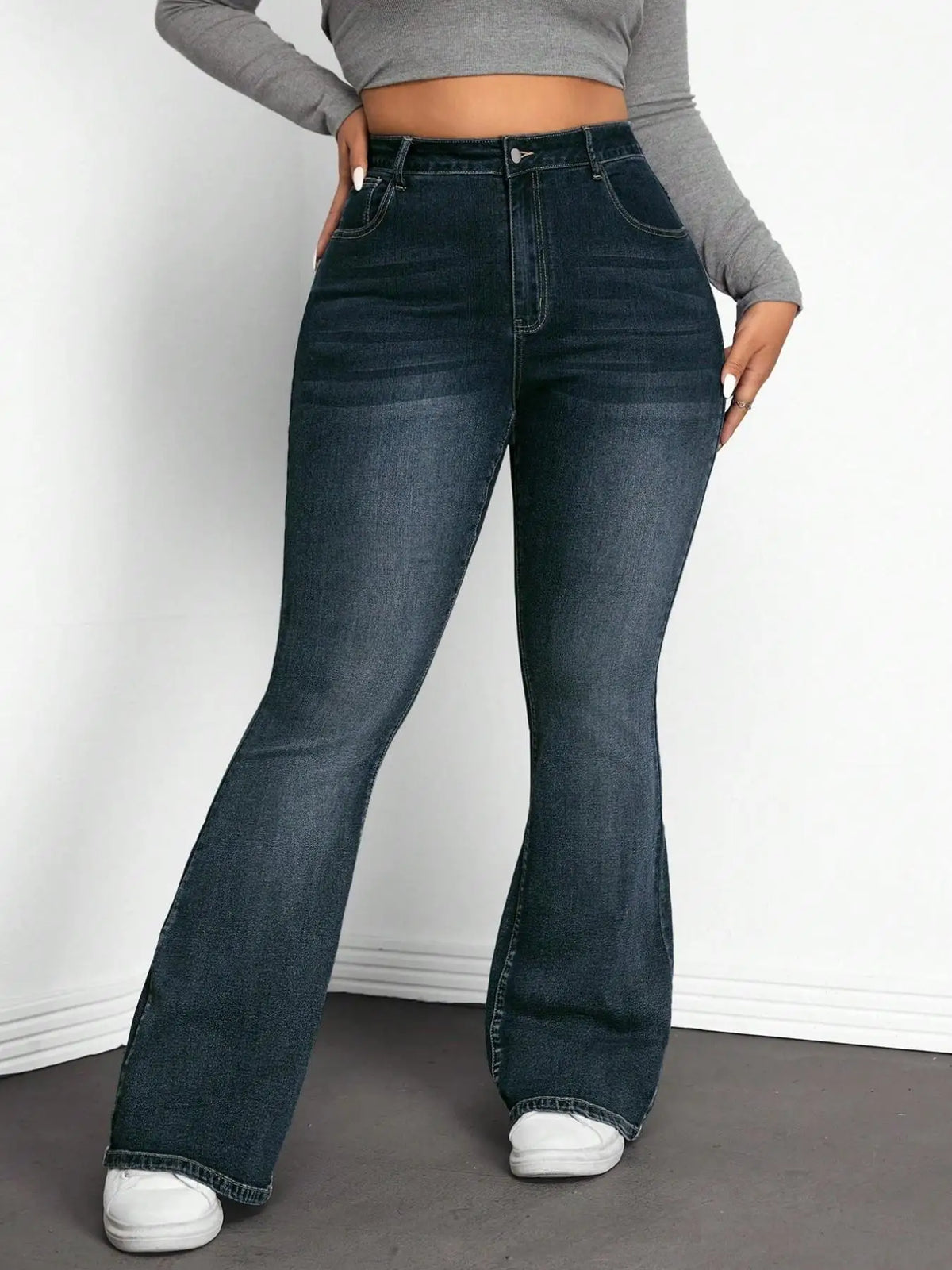 Jean Évasé Taille Haute Femme – Grande Taille