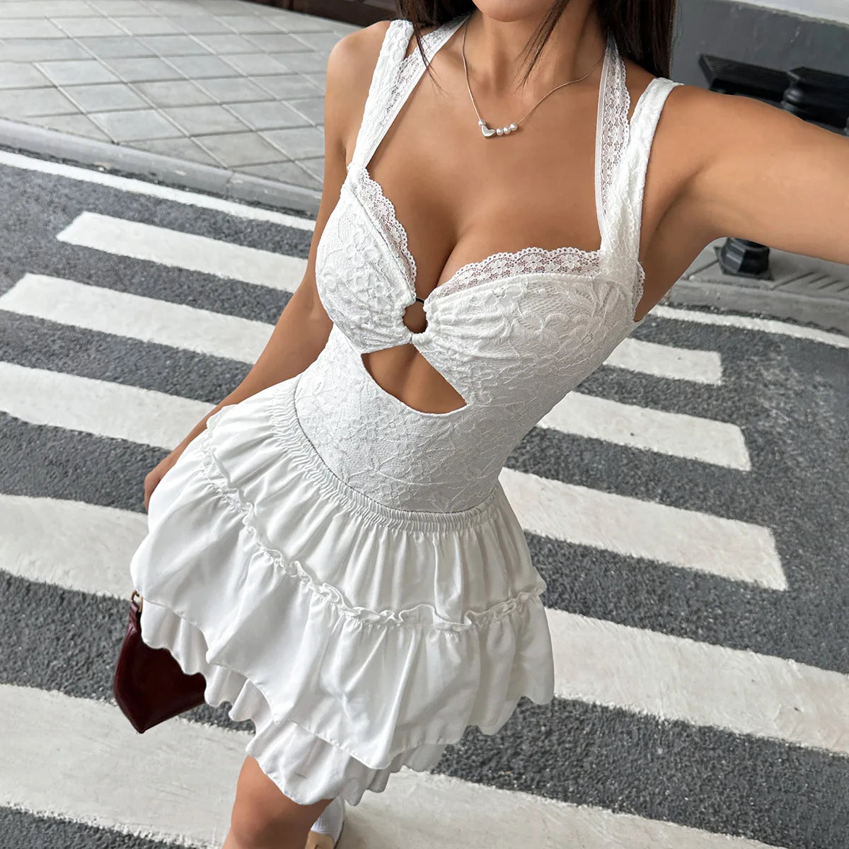 Body à col en V pour femmes