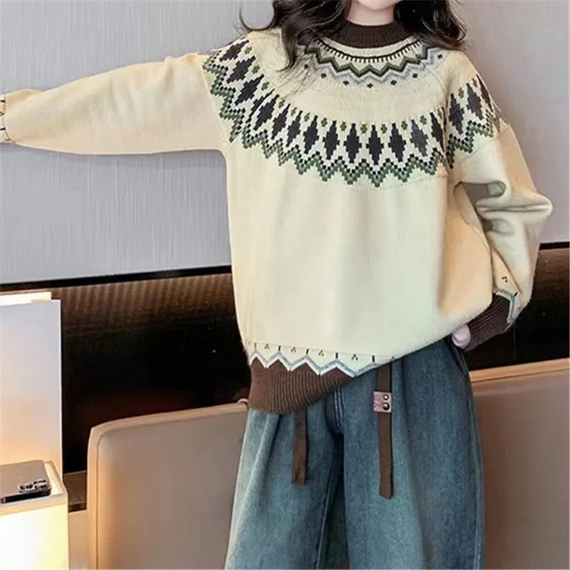 Pull ample et décontracté pour femmes