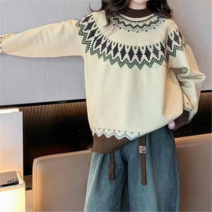 Pull Ample Femme – Style Décontracté