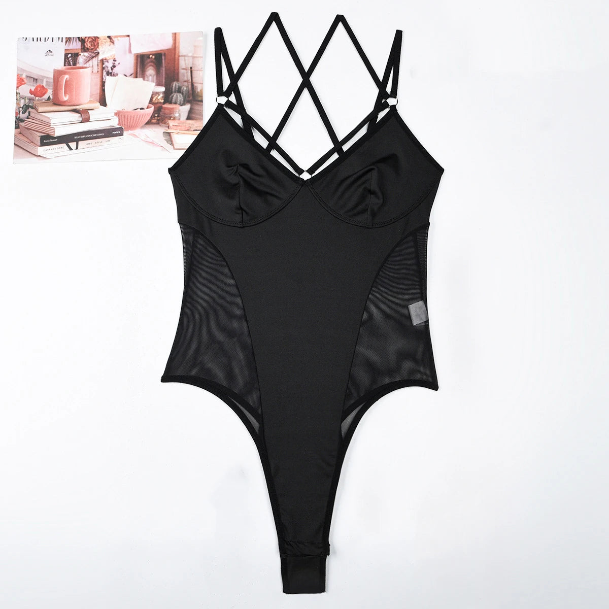 Body sans manches et col en V pour femmes