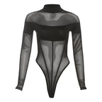 Body transparente pour femmes