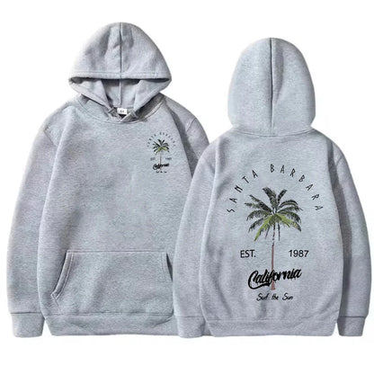 Sweat à Capuche Femme – Imprimé College Santa Barbara