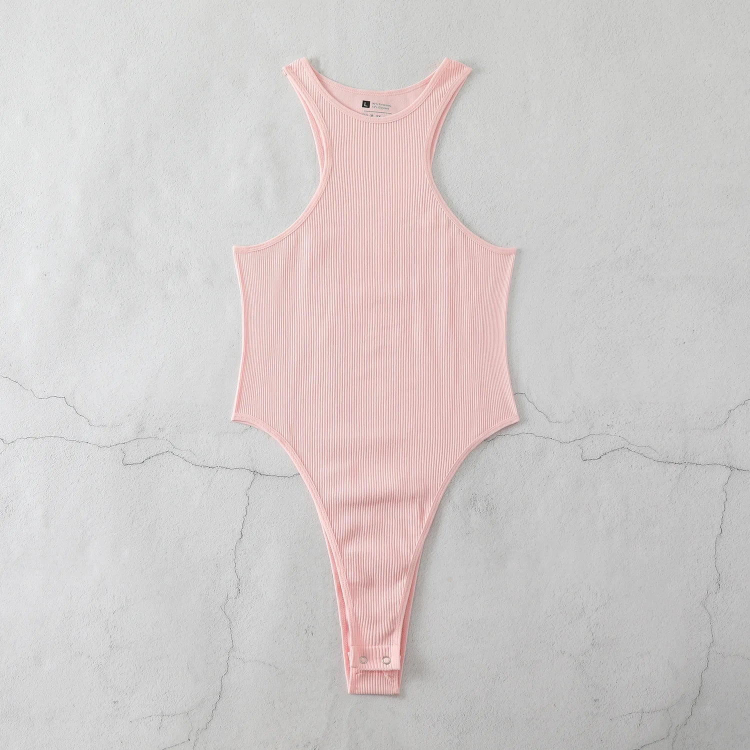 Body moulant sans manches pour femmes