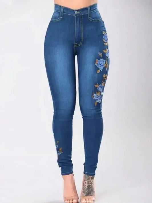 Jean Taille Haute Femme – Coupe Confortable