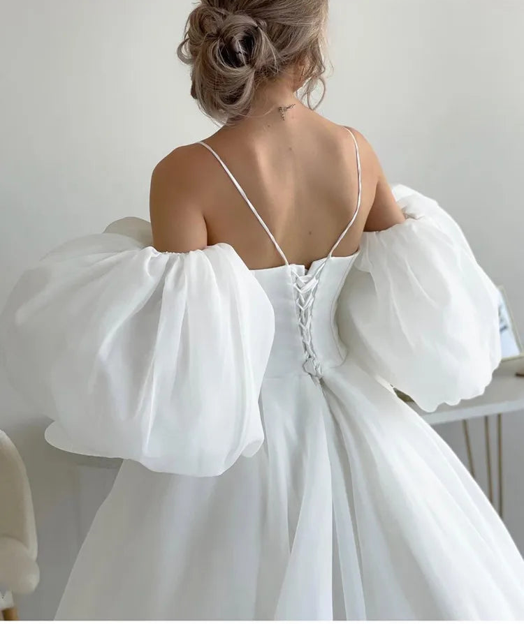 Robe de mariée élégante bustier cœur pour femmes
