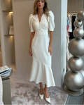 Robe à manches courtes pour femmes