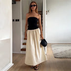 Robe moulante plissée Slim pour femmes