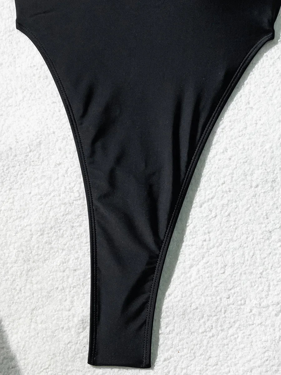 Maillot de bain une pièce micro G string croix dos nu pour femmes