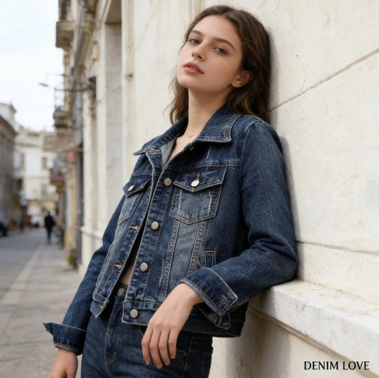 Veste en Jean Femme – Coupe Slim