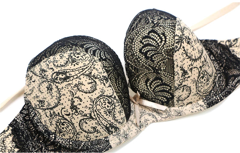 Soutien-gorge push-up en dentelle pour femmes